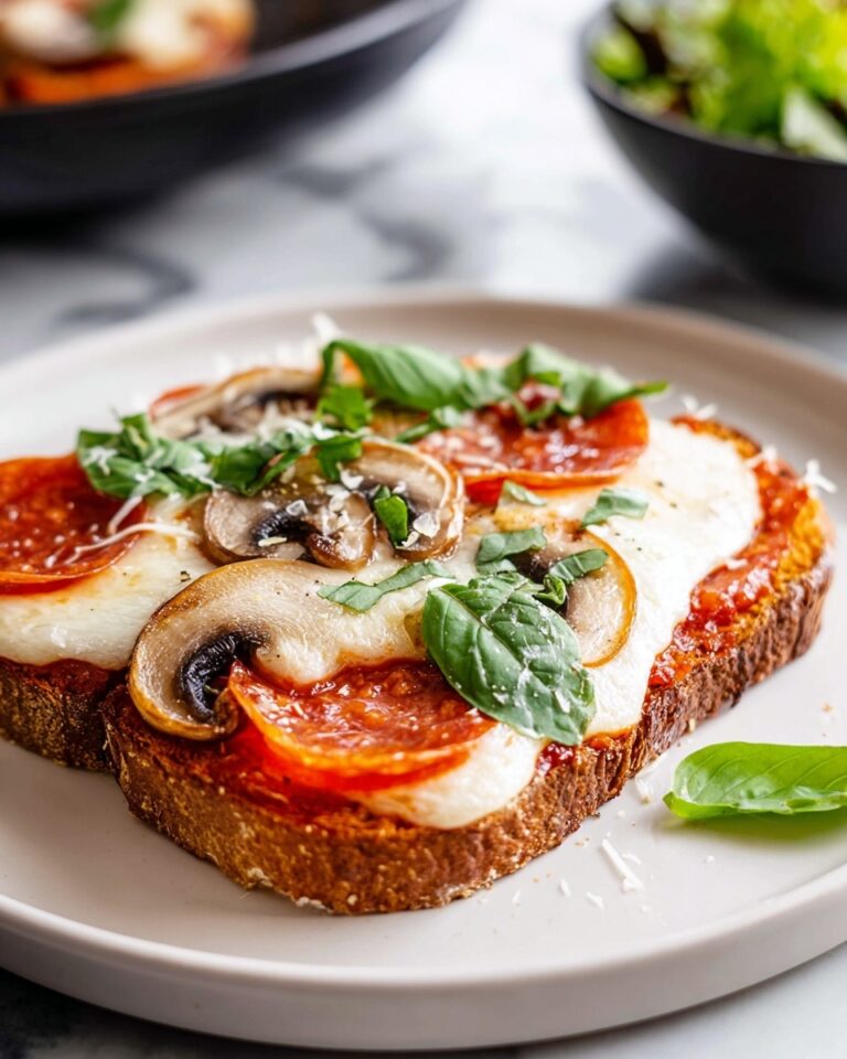 Cheesy Pepperoni Pizza Toast Recipe