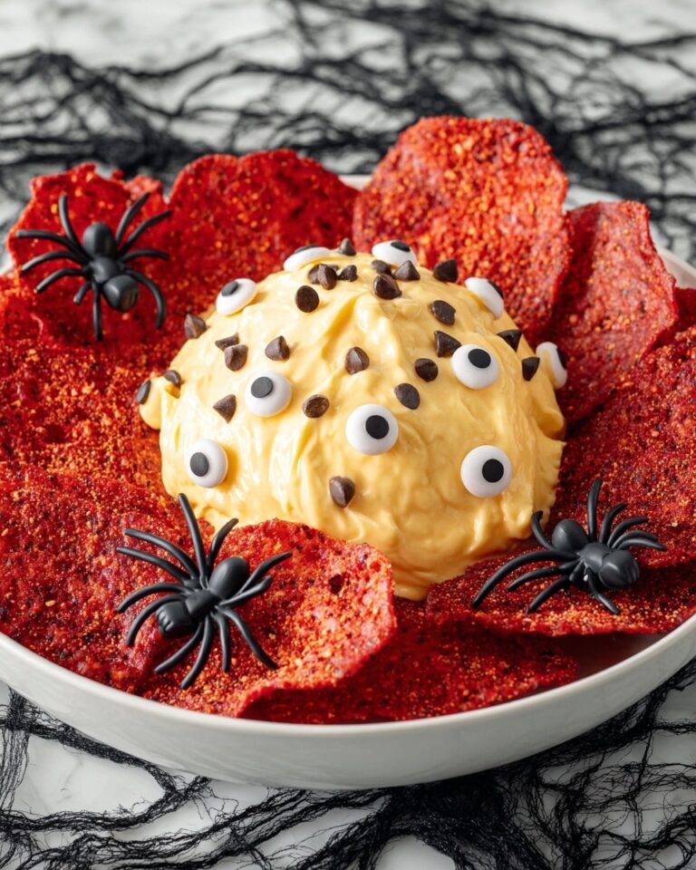 Halloween Spooky Cannoli Dip with Lace Cookies Recipe