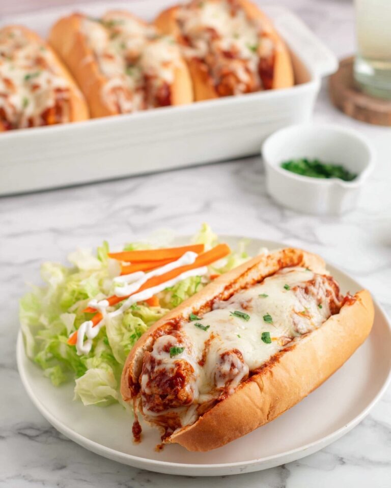 Baked Meatball Subs Recipe