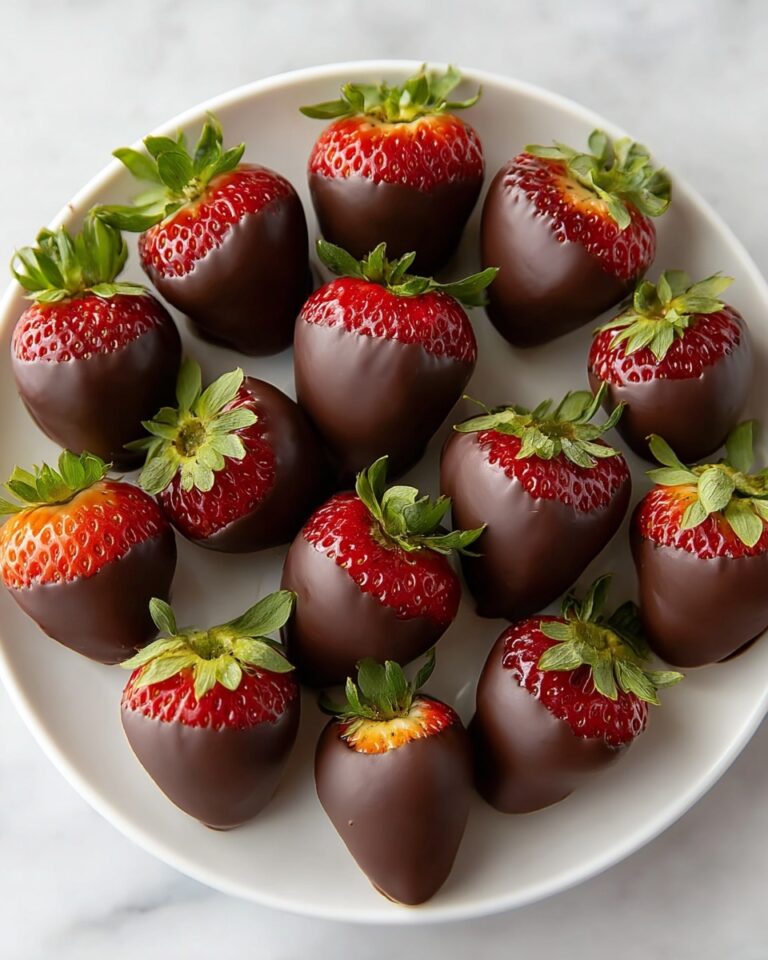 Easy Homemade Chocolate Covered Strawberries Recipe
