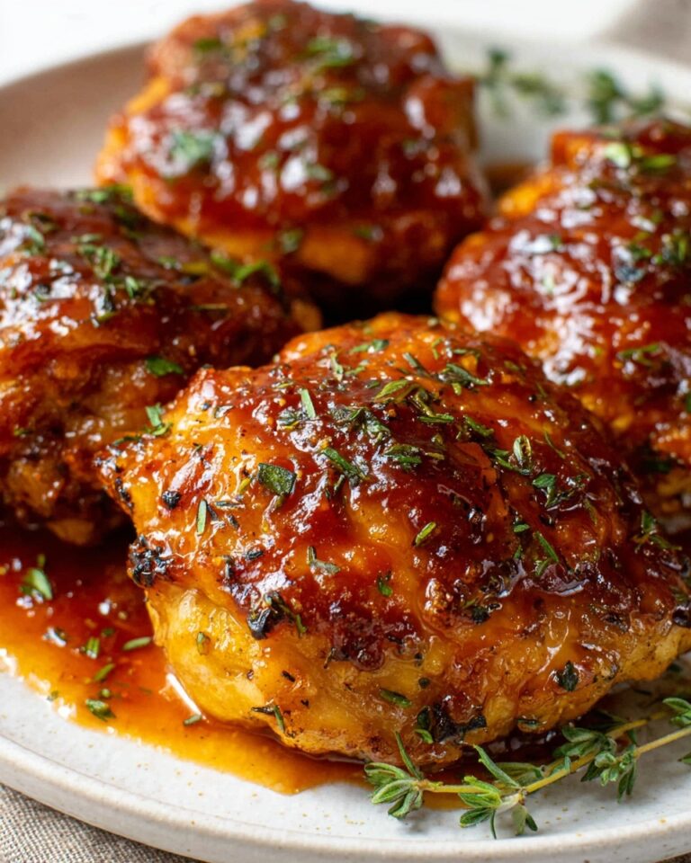 Perfectly Baked BBQ Chicken Thighs Recipe