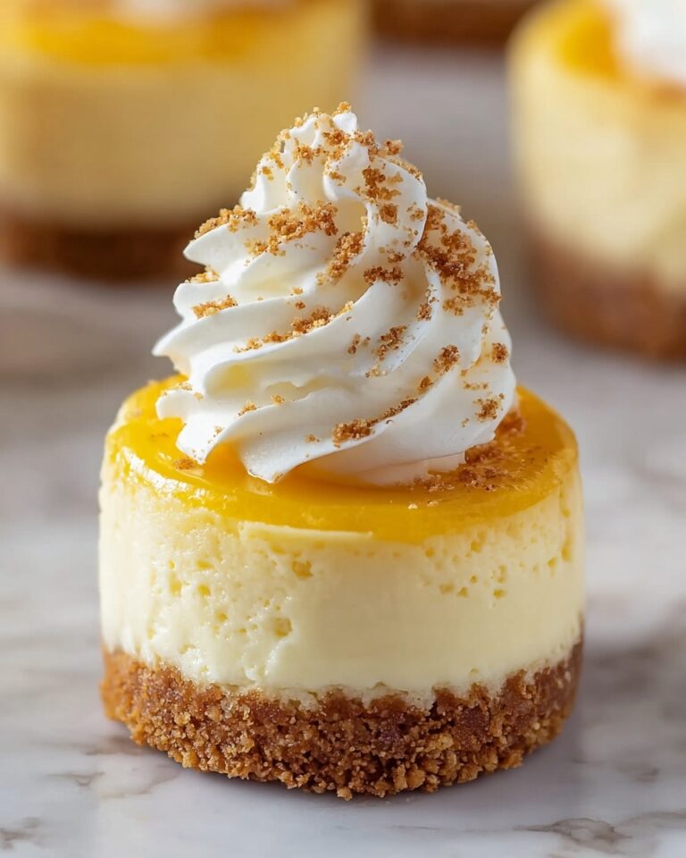 Mini Cheesecakes with Fresh Fruit, Whipped Cream, and Chocolate Ganache Recipe