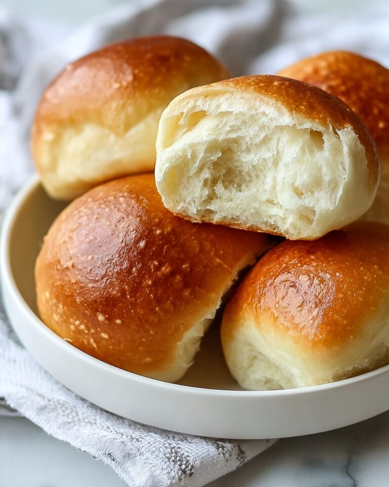 Homemade Fluffy Sourdough Dinner Rolls Recipe