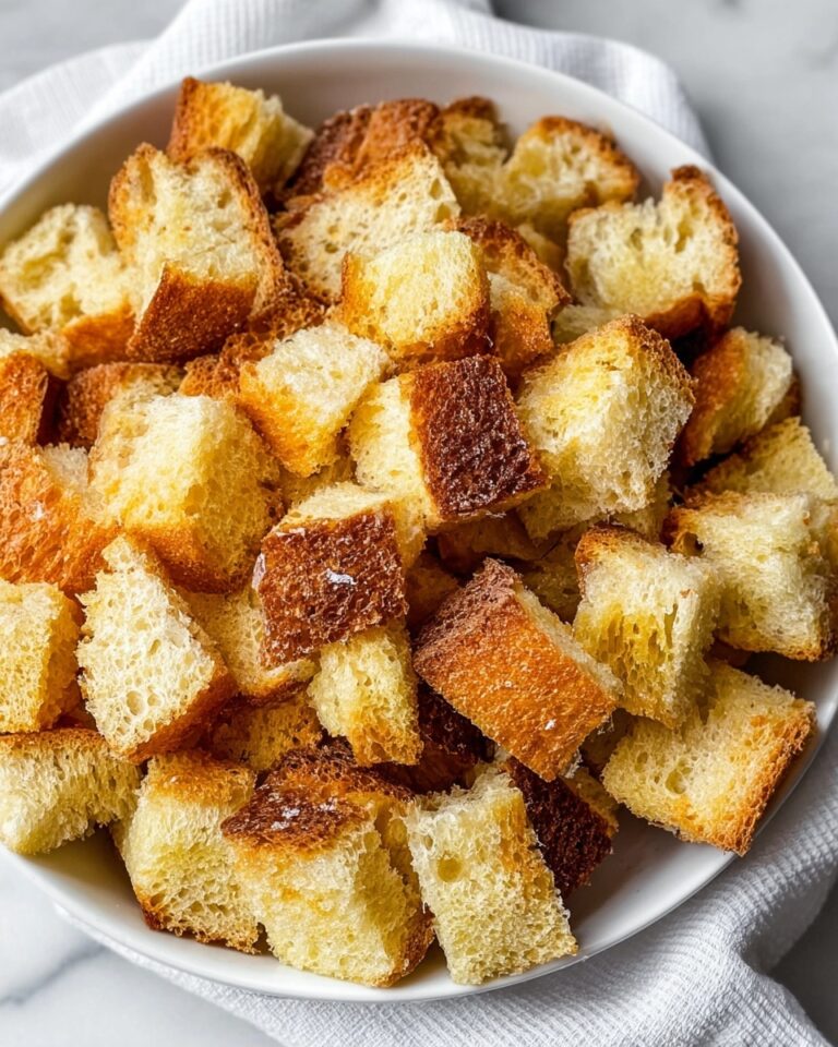 Homemade Sourdough Croutons for Salads and Soups Recipe