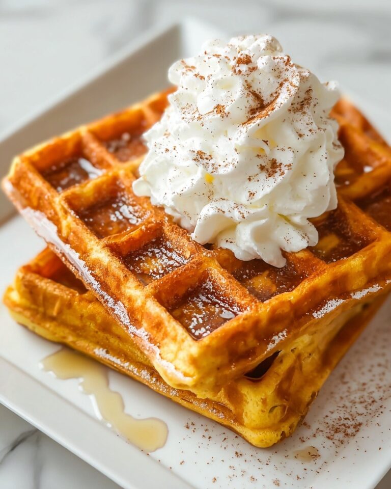 Homemade Pumpkin Waffles Recipe