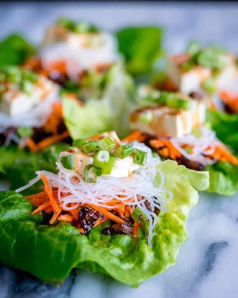 Veggie Lettuce Wraps with Peanut Sauce Recipe