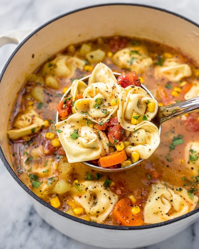 Vegetarian Tortellini Soup Recipe
