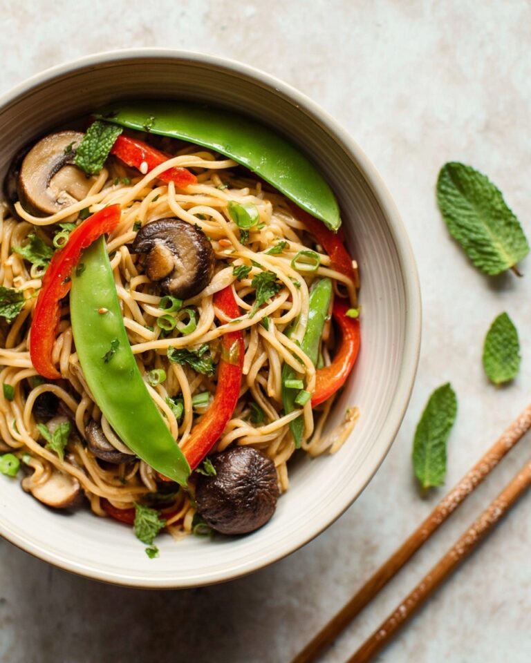 Vegan Rice Noodles Stir Fry Recipe
