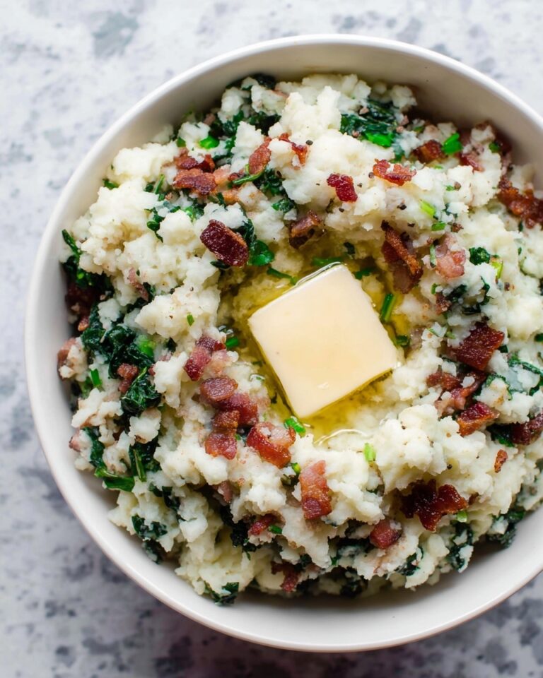 Colcannon (Irish Mashed Potatoes) with Bacon Recipe