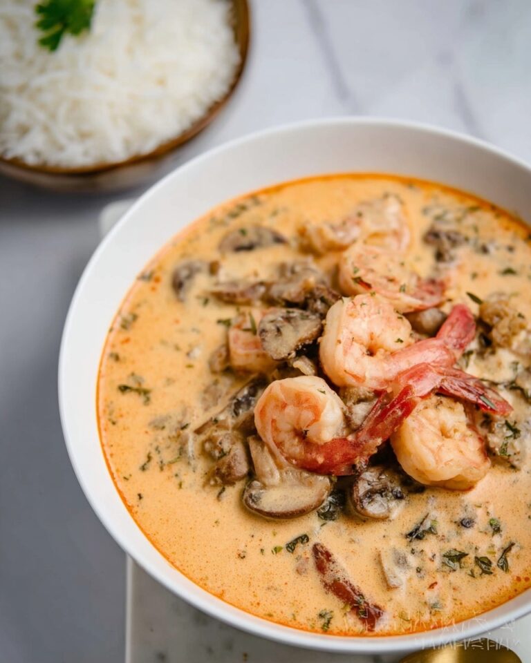 Shrimp and Mushroom Sauce Recipe
