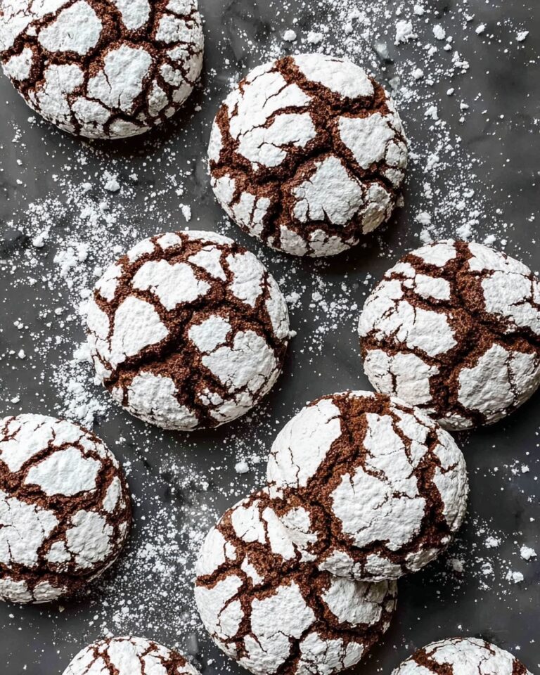 Chocolate Crinkle Cookies Recipe