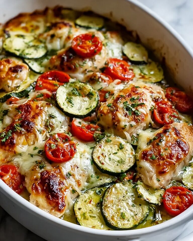 Mediterranean Chicken Zucchini Bake Recipe