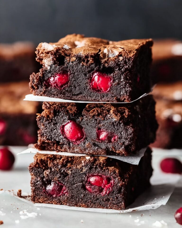 Chocolate Cherry Brownies Recipe