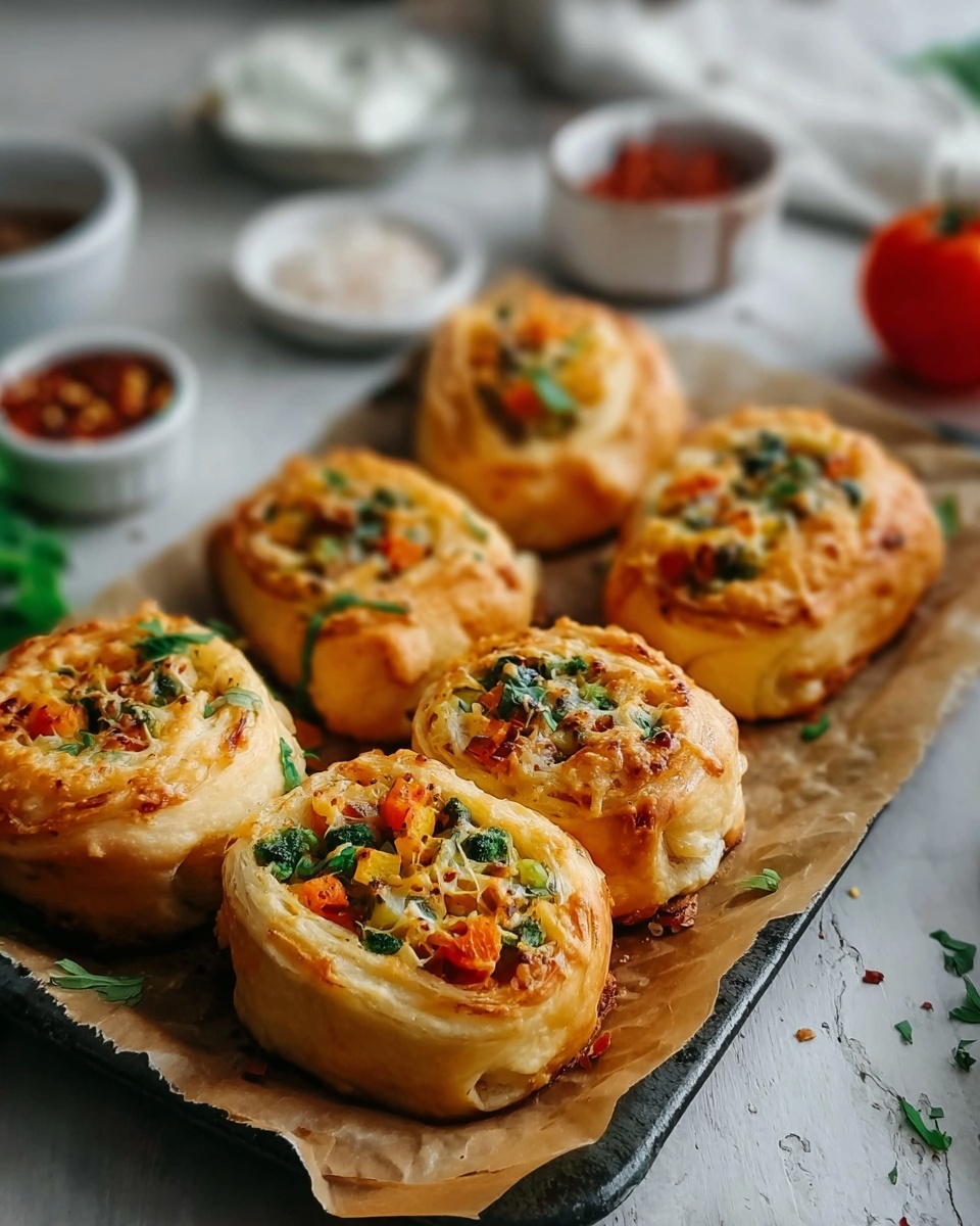 Delicious Baked Veg O Cheese Roll Recipe - Recipe Image