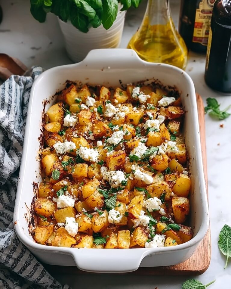 Savory Baked Feta Potatoes Recipe