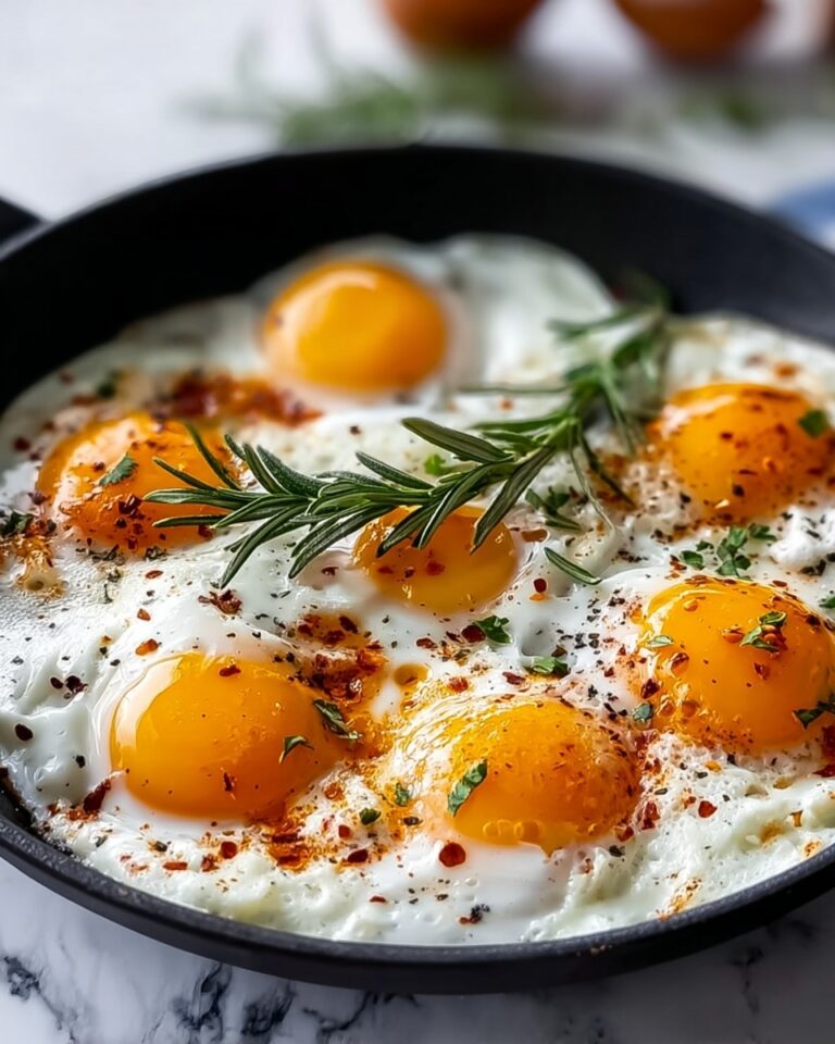Turkish Eggs Cilbir Recipe