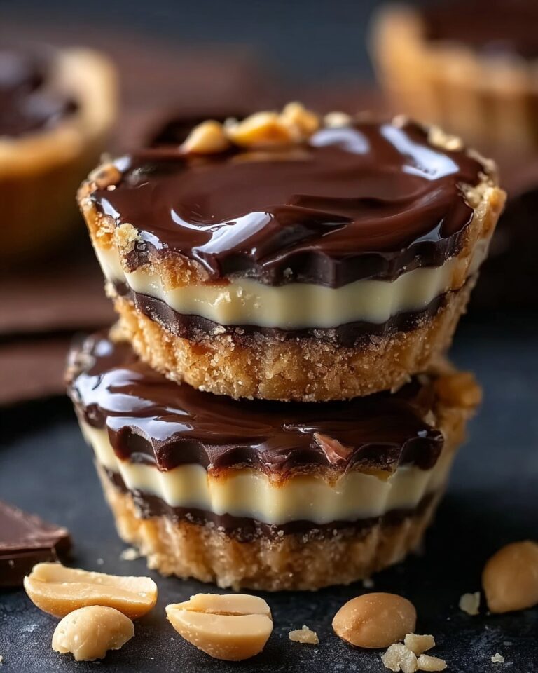 Decadent Mini Chocolate Peanut Butter Pies Recipe