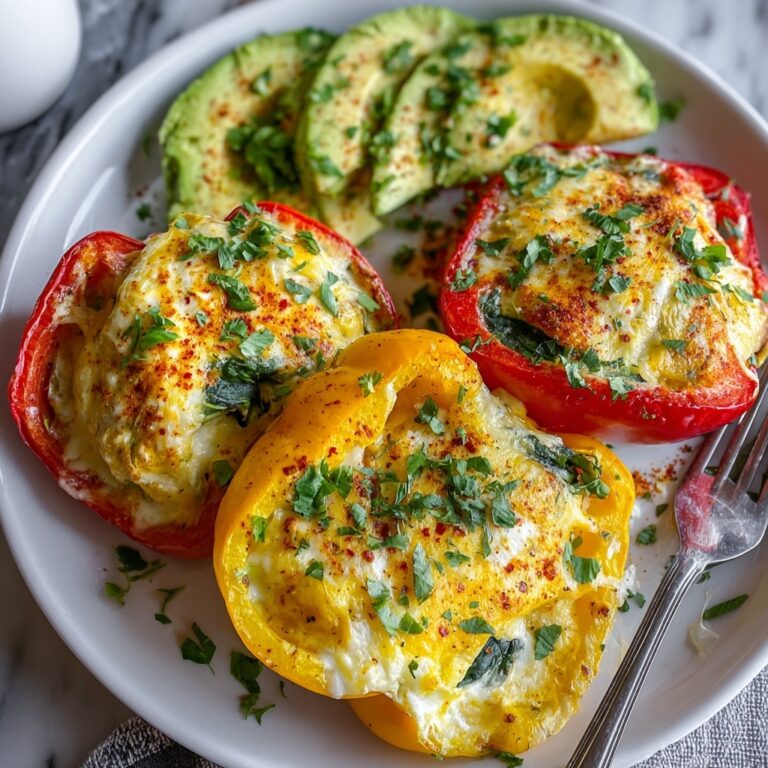 Breakfast Stuffed Peppers – Colorful, Cheesy Morning Magic Recipe