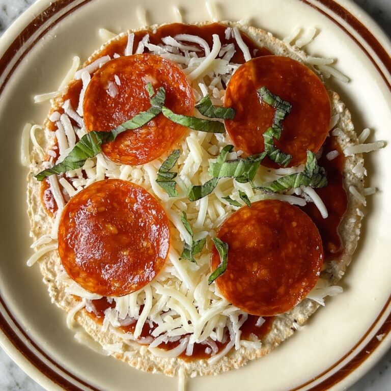 5 Minute Air Fryer Tortilla Pizza Recipe