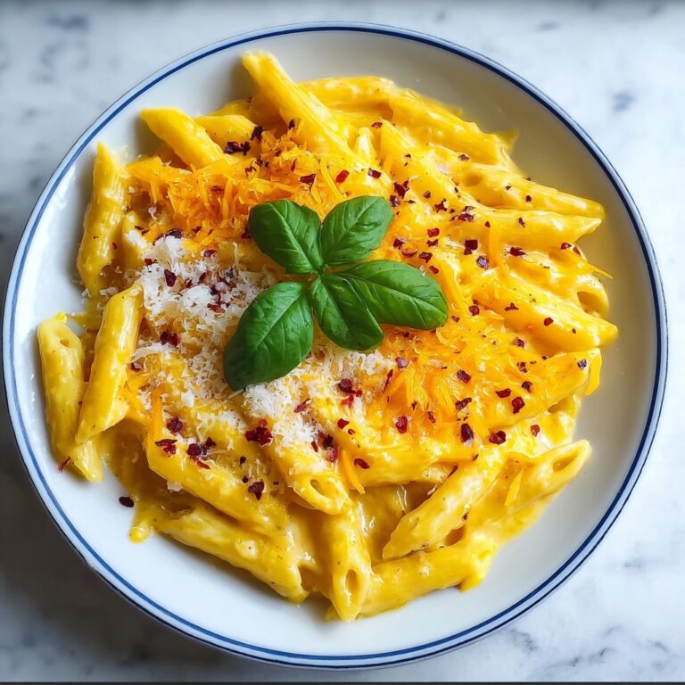 Cheesy Orange Pasta Recipe