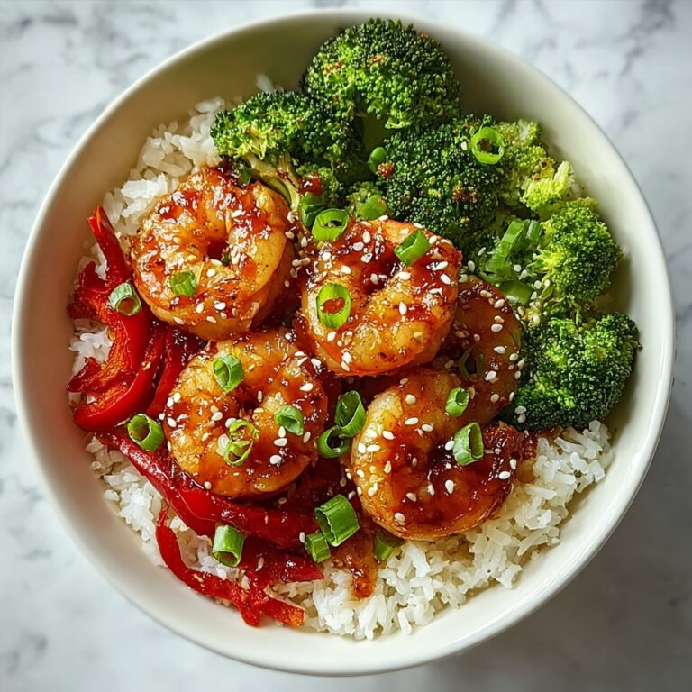 Honey Garlic Shrimp & Rice Bowl Recipe