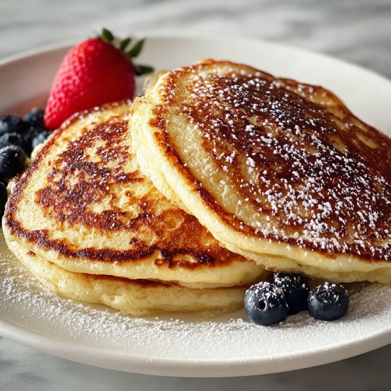 Fluffy Homemade Buttermilk Pancakes Recipe
