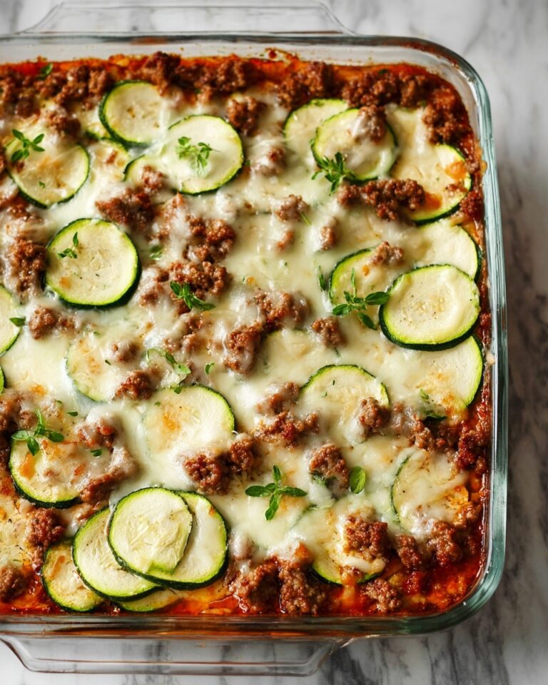 Ground Beef and Zucchini Casserole Recipe