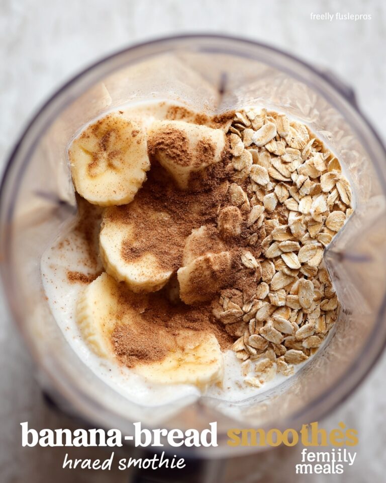 Healthy Banana Bread Smoothie Recipe