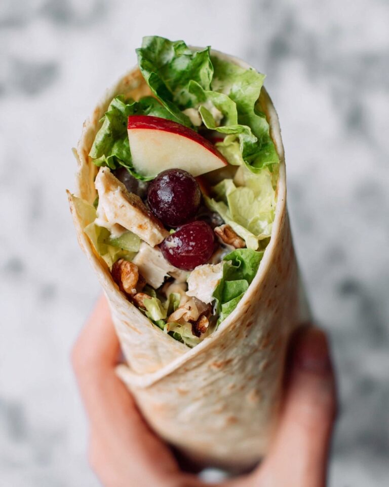 Waldorf Chicken Salad Wraps Recipe