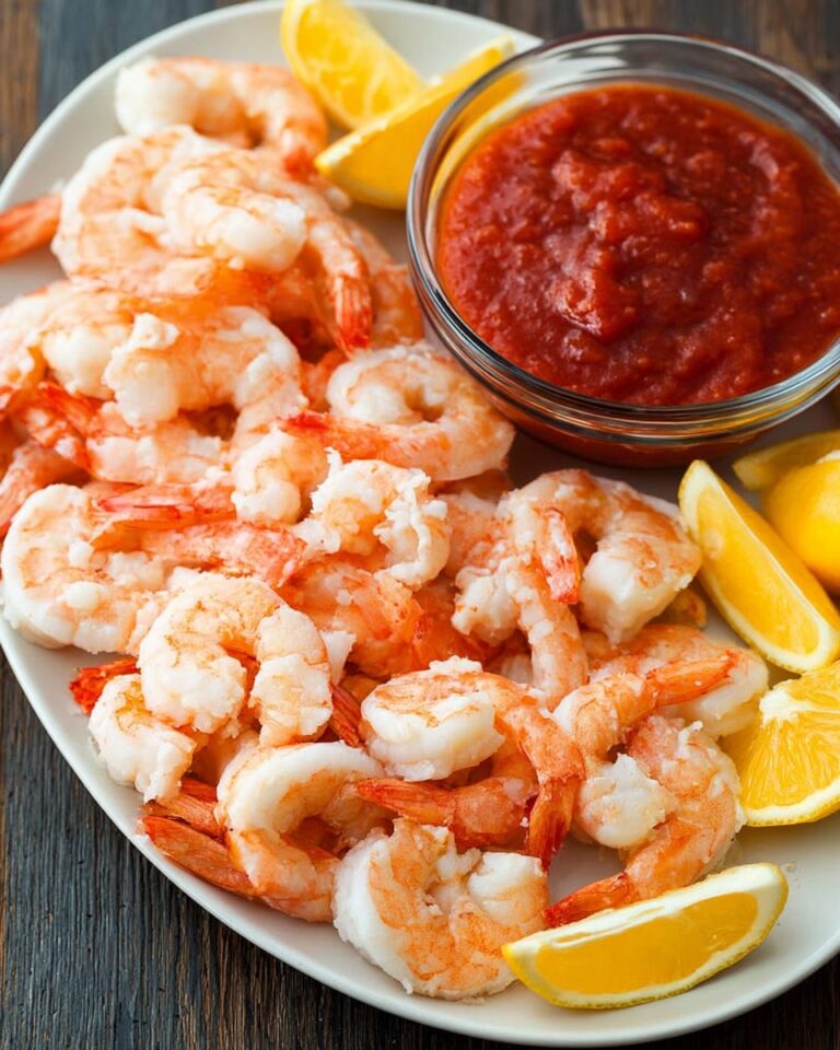 Shrimp Cocktail with Spicy Homemade Sauce Recipe