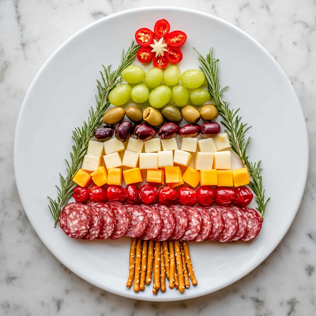 Christmas Tree Appetizer Platter Recipe - Recipe Image