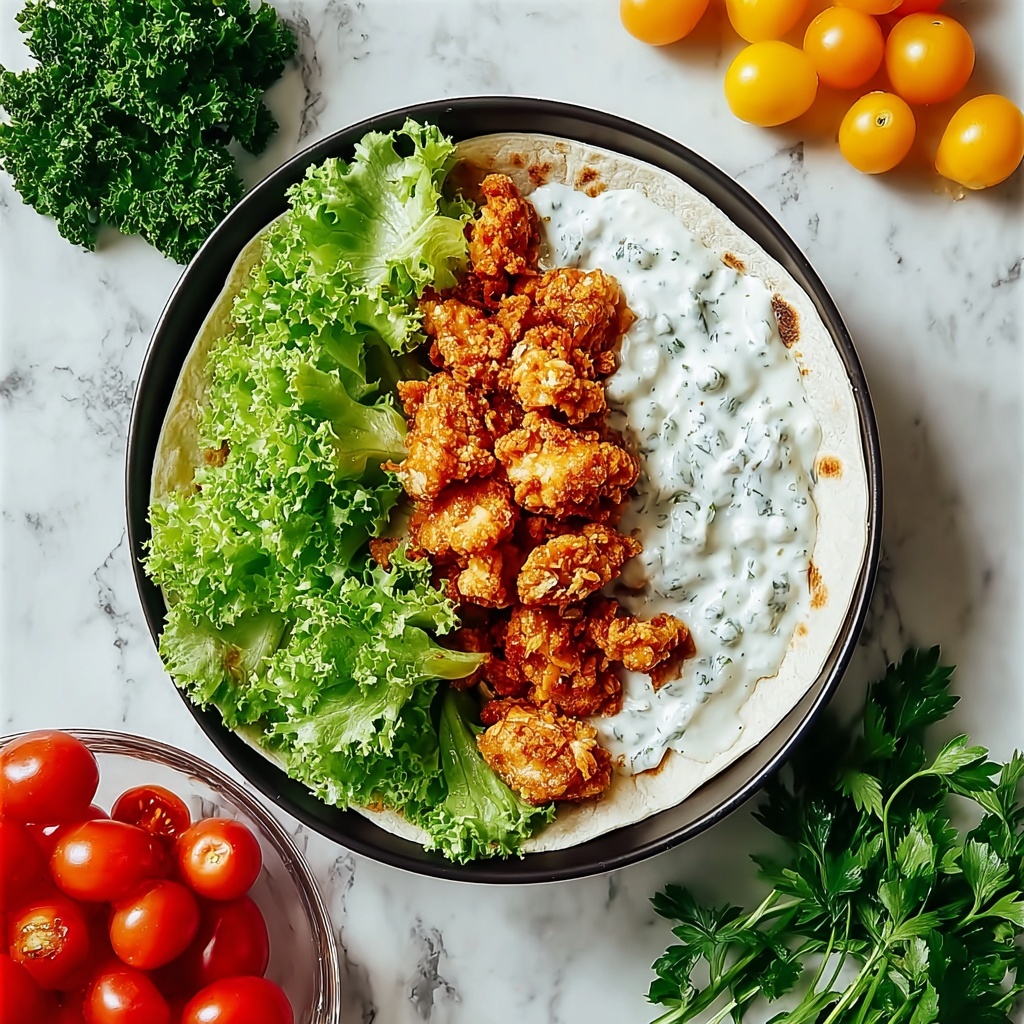 Crispy Chicken Ranch Snack Wrap Recipe - Recipe Image