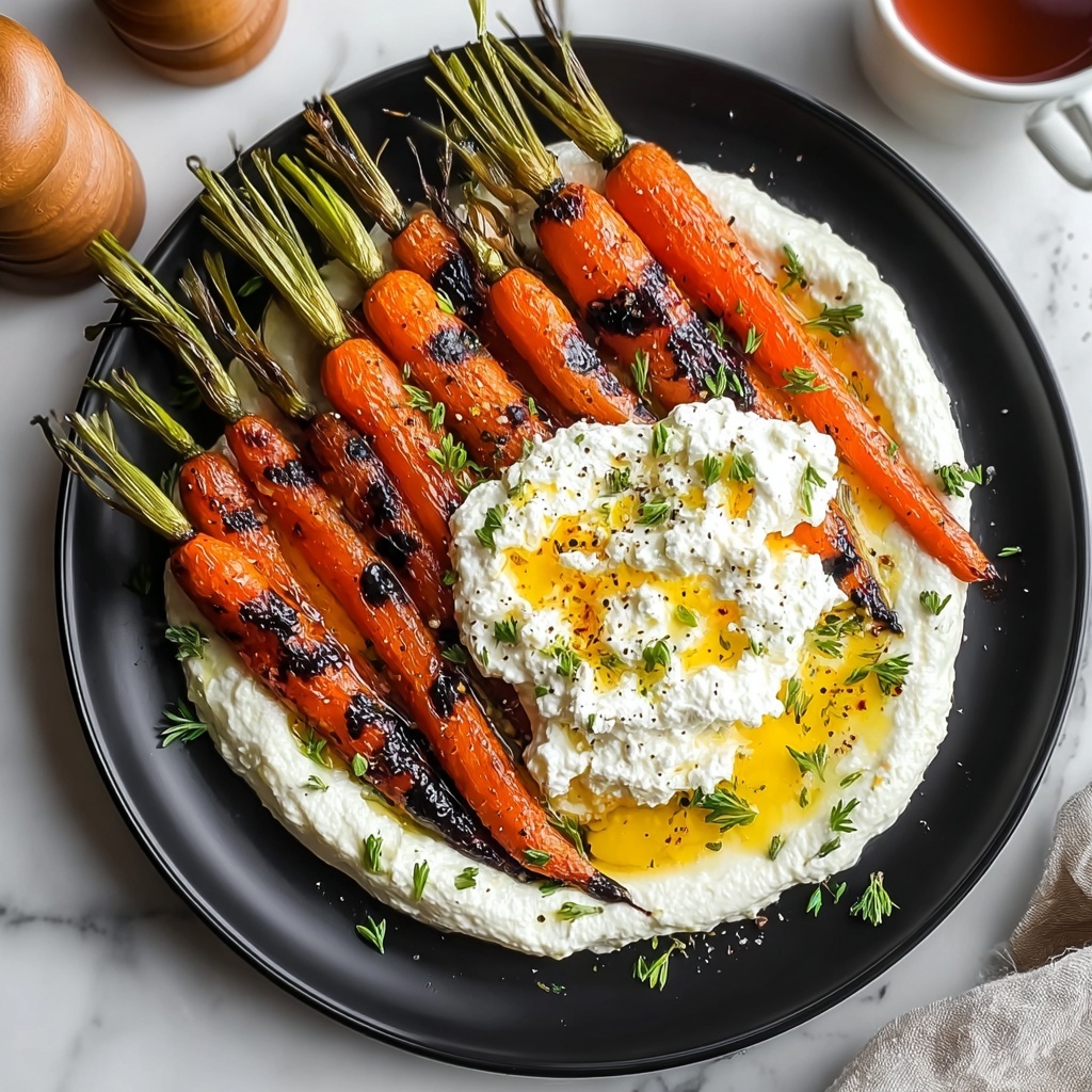 Roasted Carrots with Whipped Ricotta and Hot Honey Recipe - Recipe Image