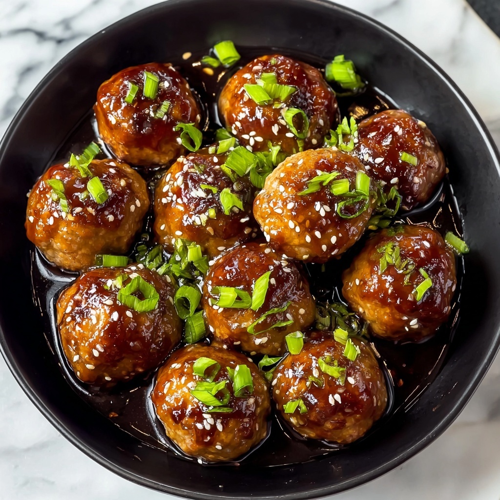 Teriyaki Chicken Meatballs Recipe - Recipe Image