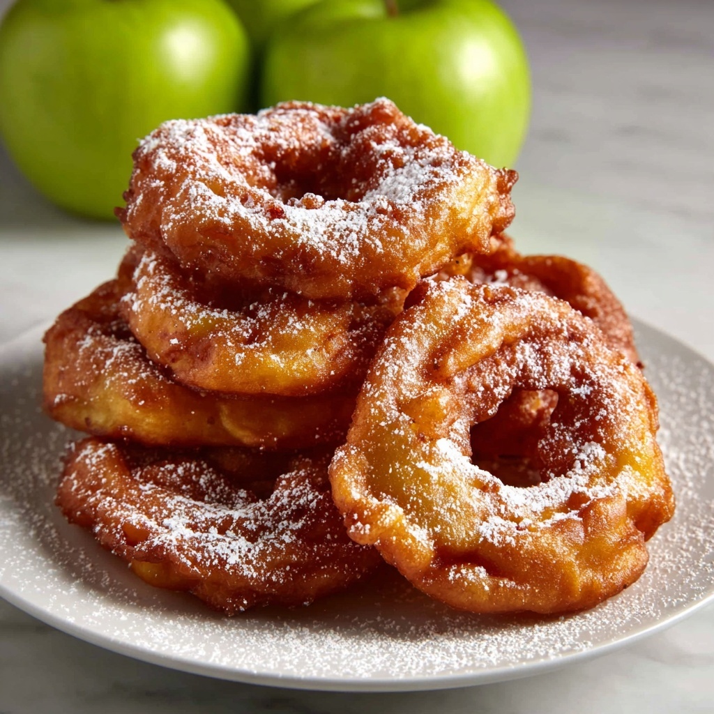 Fried Apple Rings with Cinnamon and Nutmeg Recipe - Recipe Image