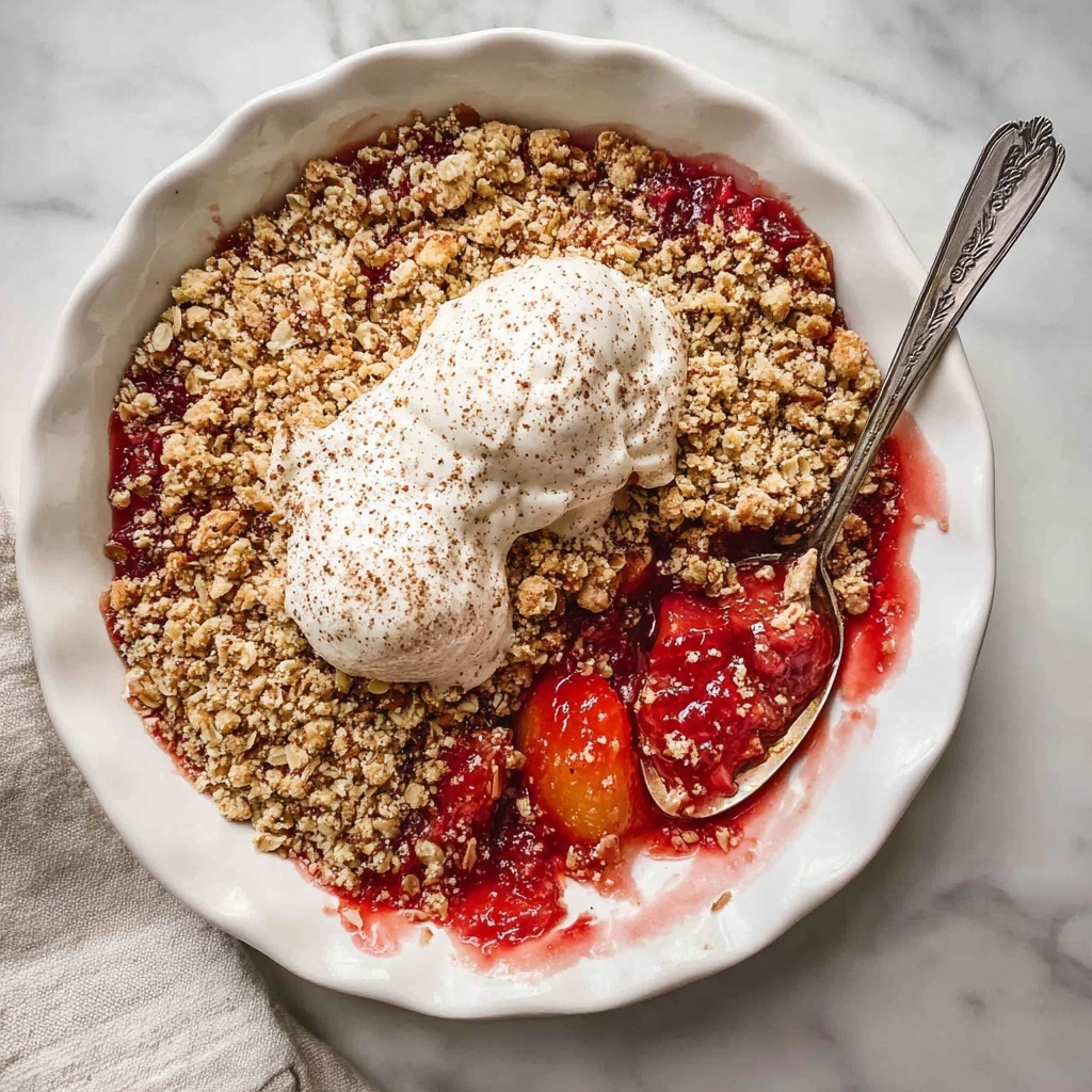 Sour Cherry Crisp Recipe - Recipe Image