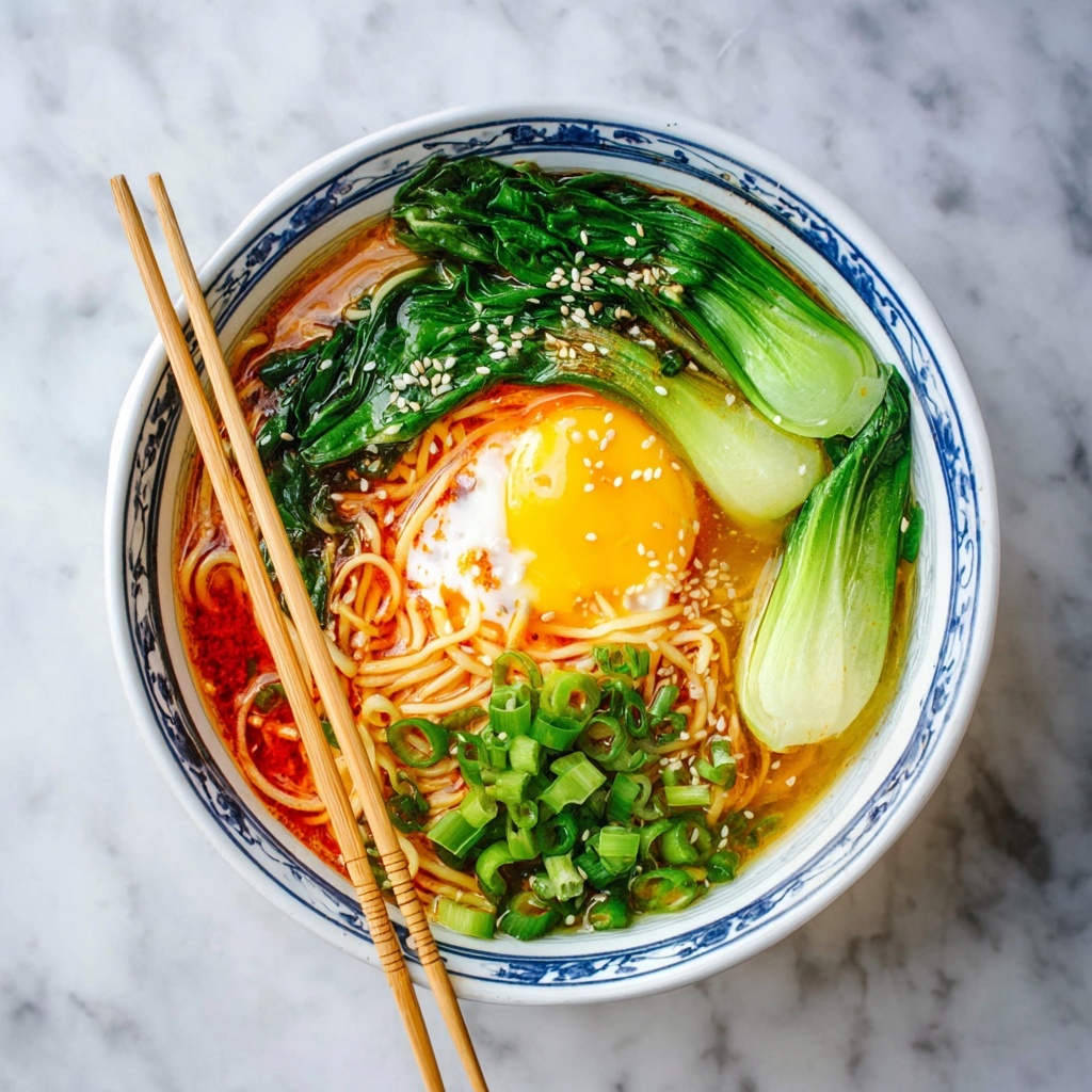Miso Ramen with Bok Choy Recipe - Recipe Image