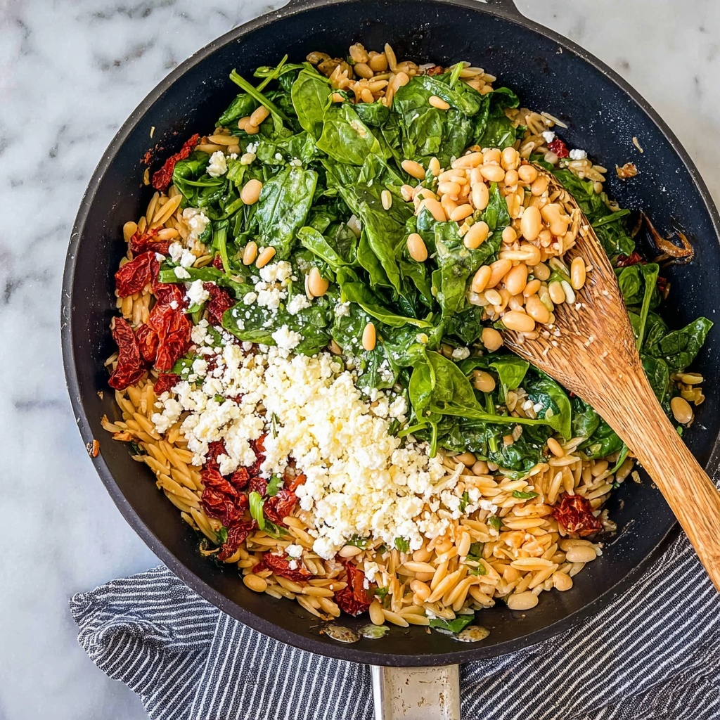 One Pot Orzo with White Beans Recipe - Recipe Image