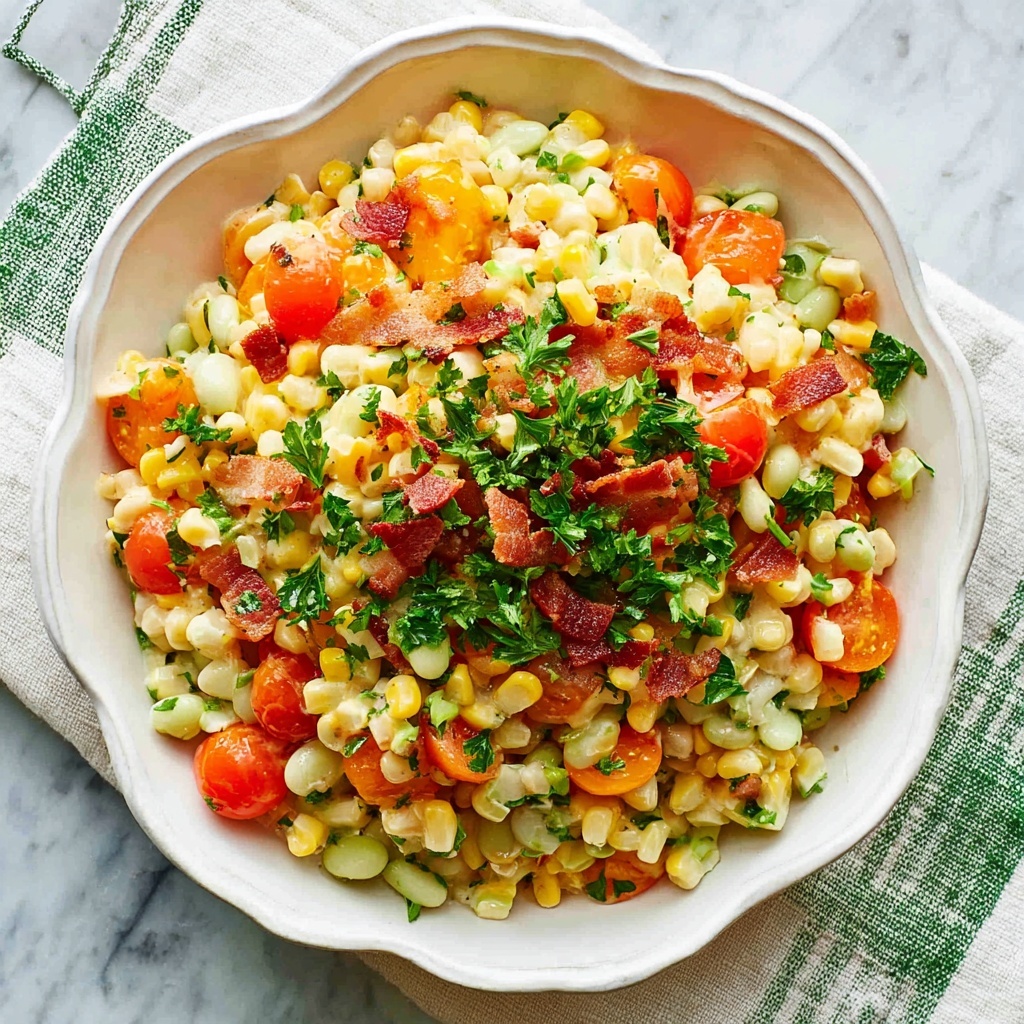 Southern Succotash with White Acre Peas Recipe - Recipe Image