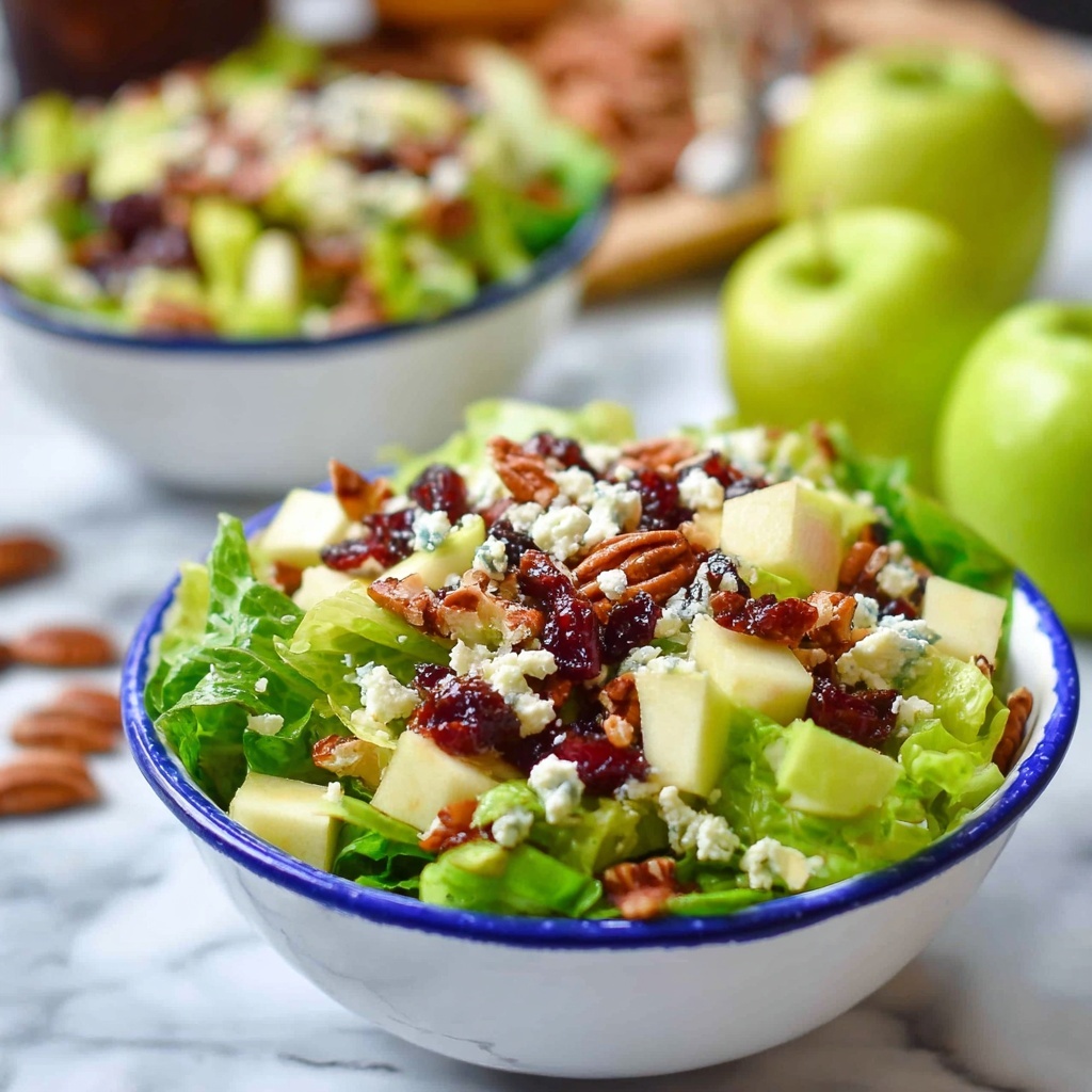 Apple Pecan Salad with Bacon, Cranberries, and Blue Cheese Recipe - Recipe Image
