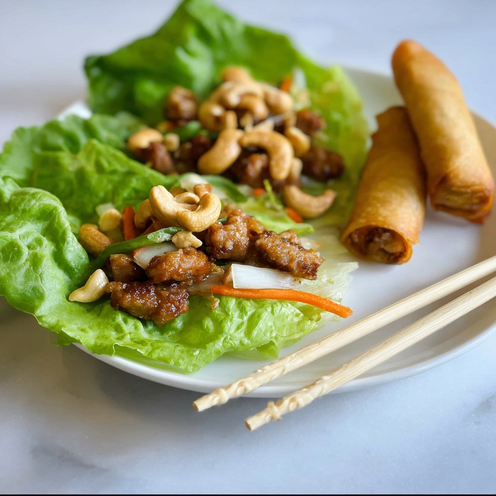 Easy Healthy Chicken Lettuce Wraps Recipe - Recipe Image