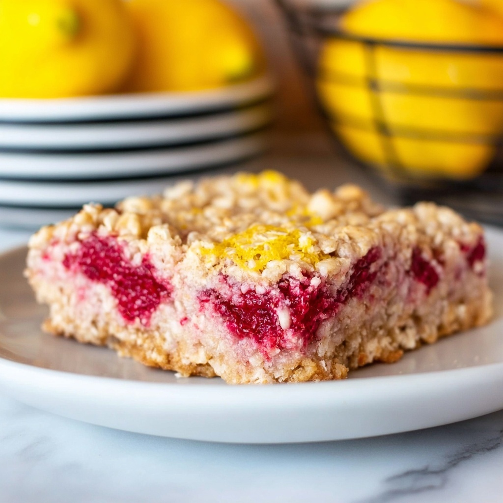 Lemon Raspberry Baked Oatmeal Recipe - Recipe Image