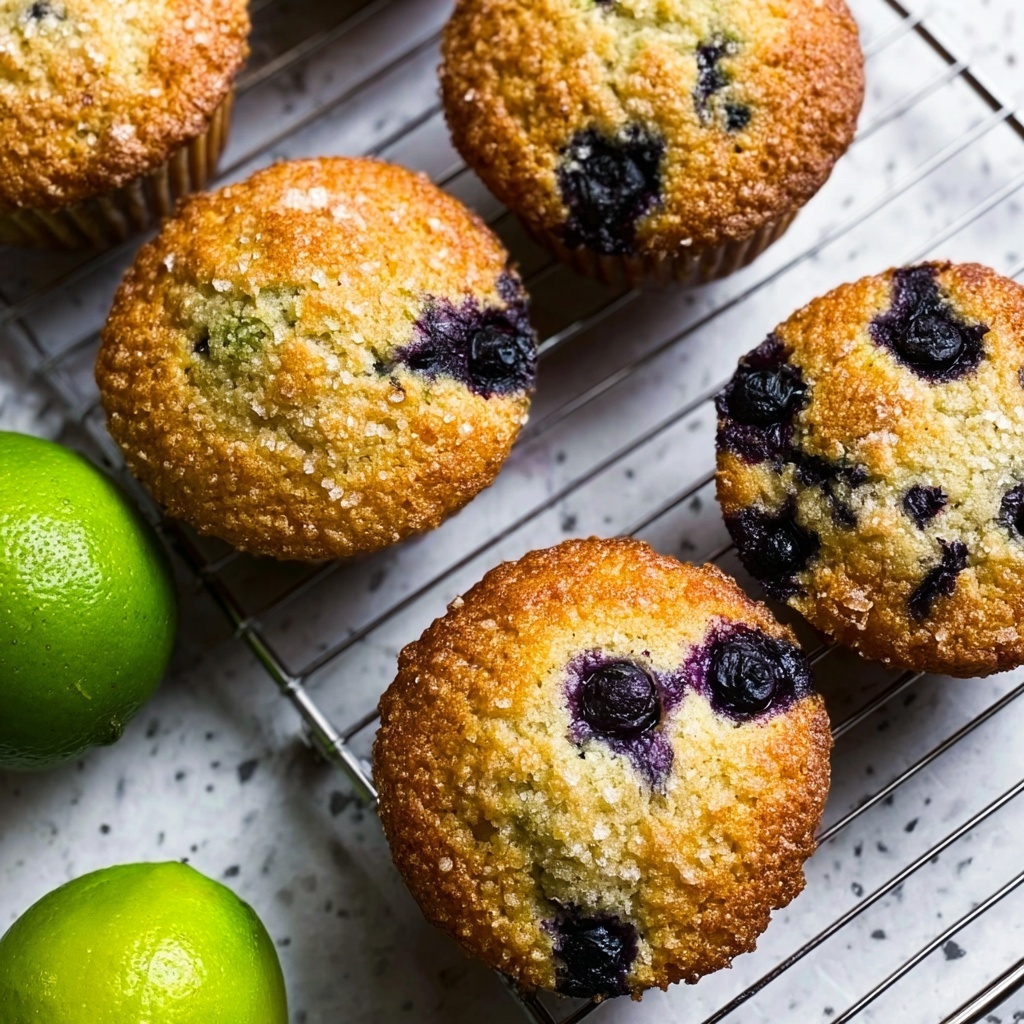 Blueberry Lime Oatmeal Muffins Recipe - Recipe Image