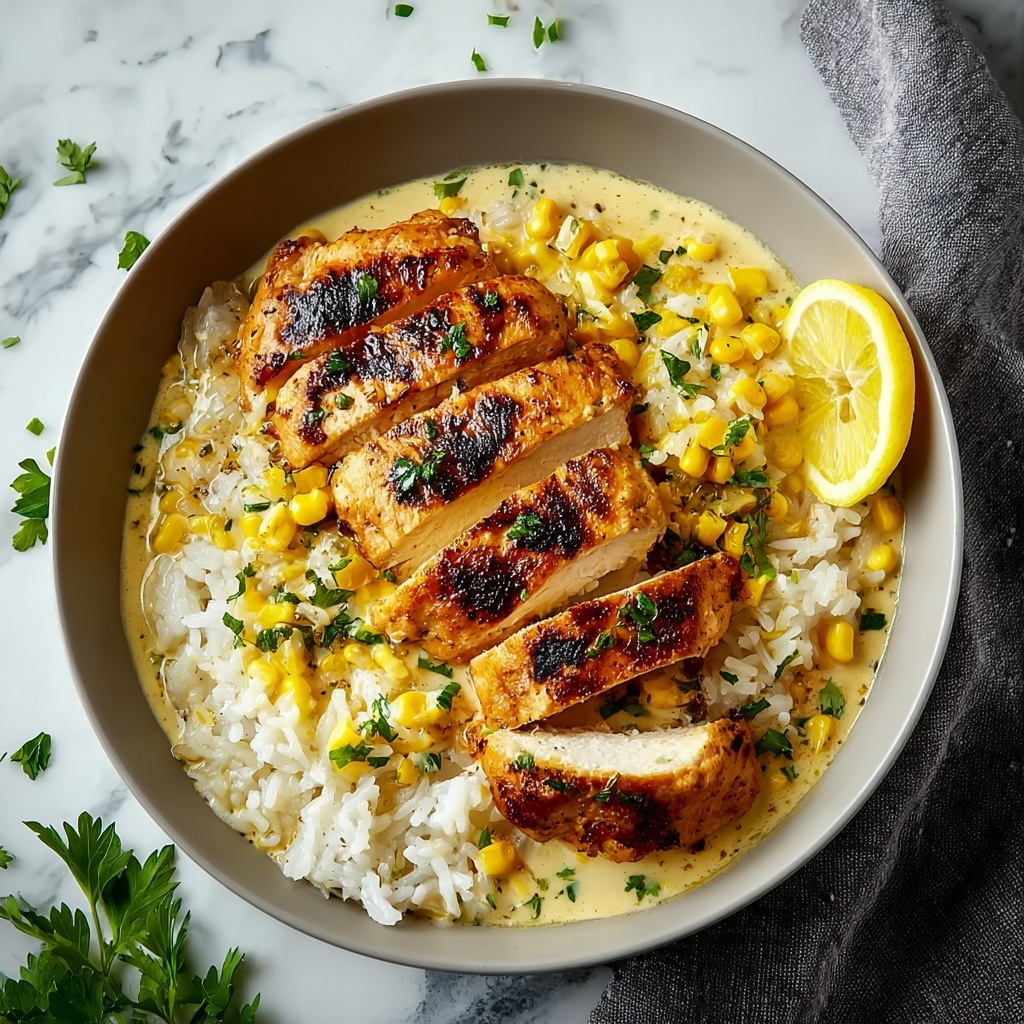 Creamy Peri Peri Chicken with Rice Recipe - Recipe Image