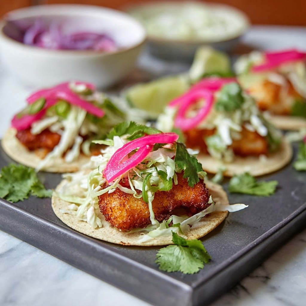 Beer-Battered Baja Fish Tacos Recipe - Recipe Image