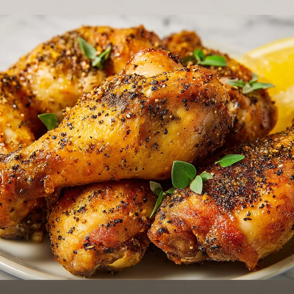 Christmas Lemon Pepper Wings Recipe - Recipe Image