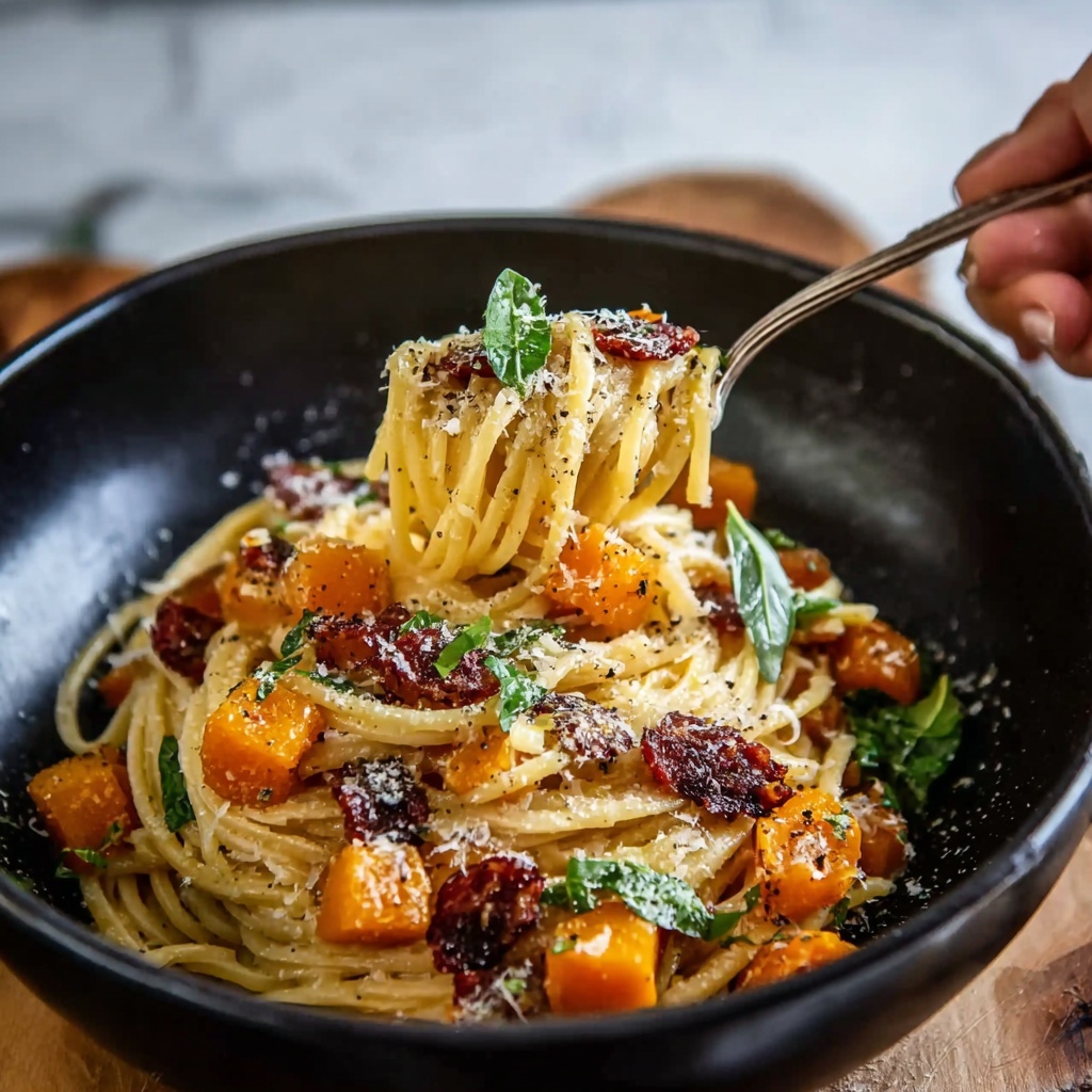 Roasted Butternut Squash and Sage Pasta Recipe - Recipe Image