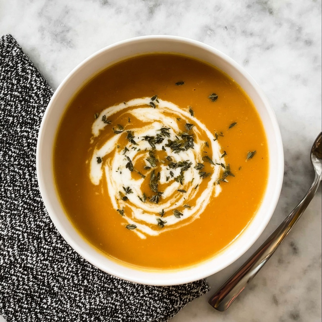 Roasted Acorn Squash and Apple Soup with Five Spice and Sage Recipe - Recipe Image