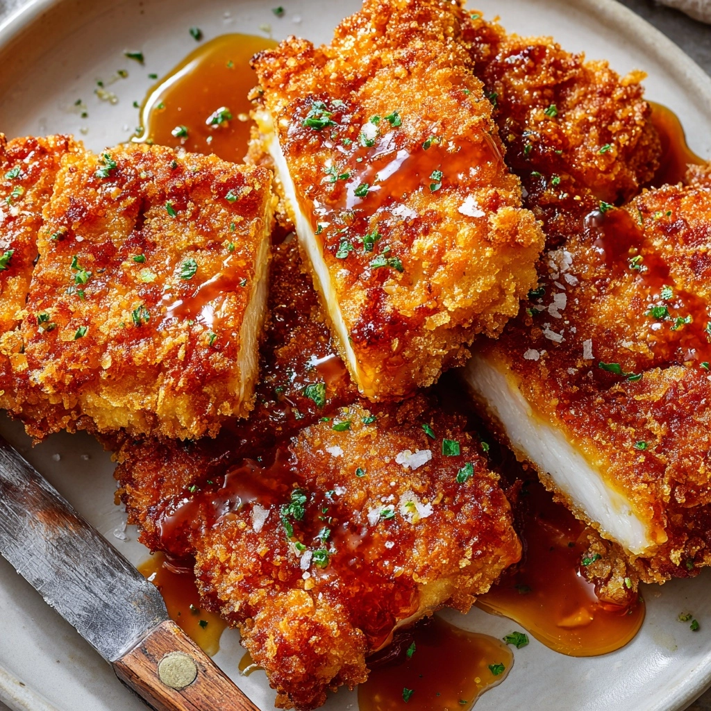 Baked Crunchy Hot Honey Chicken Recipe - Recipe Image