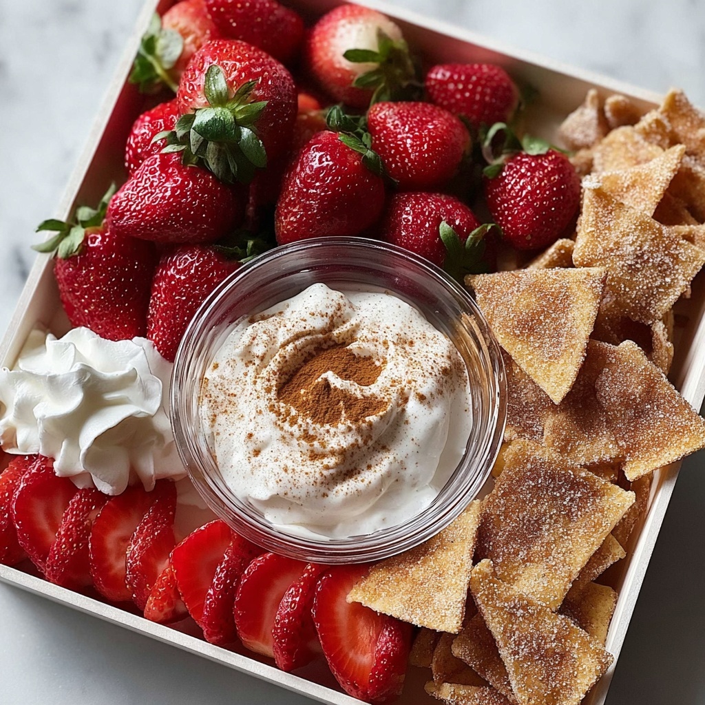 Strawberry Cheesecake Nachos Recipe - Recipe Image